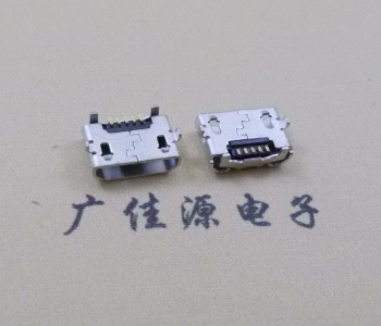 牛角型MICRO反向母座DIP1.8MM加長引腳端子1.0MM
