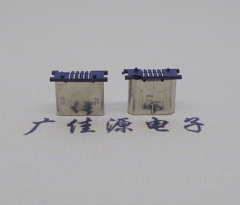 邁克MICRO USB公頭/插頭180度,引腳端子SMT立貼尺寸