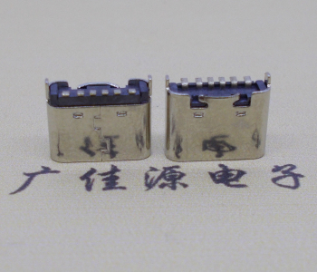type c6p立式連接器,殼兩腳插板端子smt貼板 type c6p立式連接器,殼兩腳插板端子smt貼板