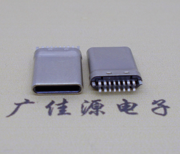 type c16p拉伸插頭/公頭,夾0.8板過大電流