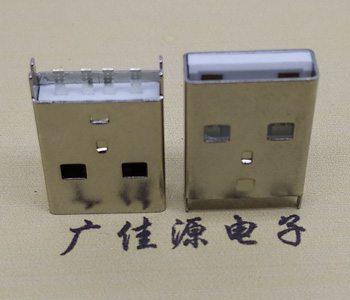 USB2.0 A公魚叉夾板0.8mm或1.0mm,立式USB插板端 USB2.0 A公魚叉夾板0.8mm或1.0mm,立式USB插板端