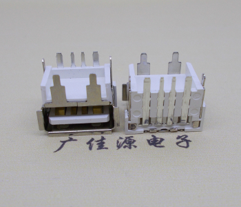 usb2.0短體10.8mm母座,加高9.8mm大電流四插板卷邊 usb2.0短體10.8mm母座,加高9.8mm大電流四插板卷邊