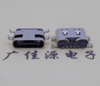 usb type c母座沉板0.8mm,殼四插板6p端smt貼片 usb type c母座沉板0.8mm,殼四插板6p端smt貼片