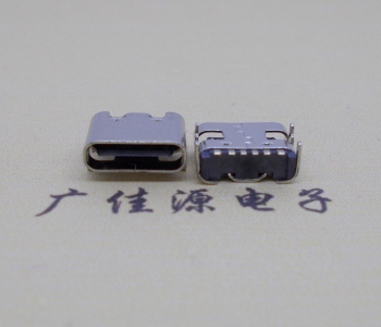 臥式type c6p四腳插板無(wú)彈母座,端子smt卷帶貼片 臥式type c6p四腳插板無(wú)彈母座,端子smt卷帶貼片