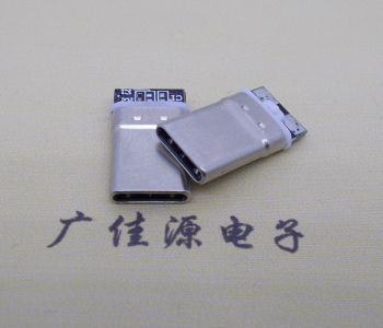 供應type c防水公頭,充電線端方案type c連接器防水公座