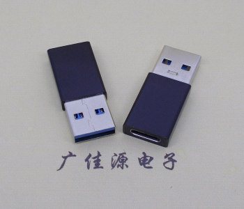 USB3.0A公轉(zhuǎn)type-C母轉(zhuǎn)接頭 長度L=32mm通用標(biāo)注接口