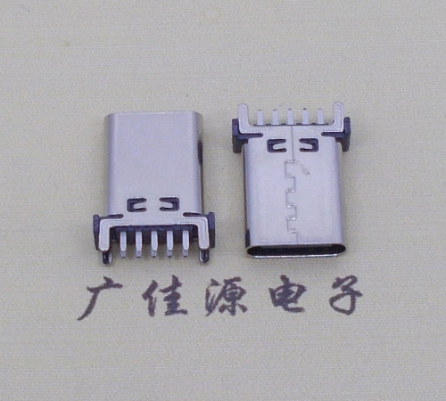 type-c10pin立插接口13.1mm15.1mm母座定義尺寸