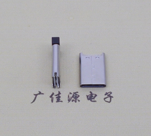 雙面插接口usb 3.1 type-c24P夾板0.7鉚壓插座
