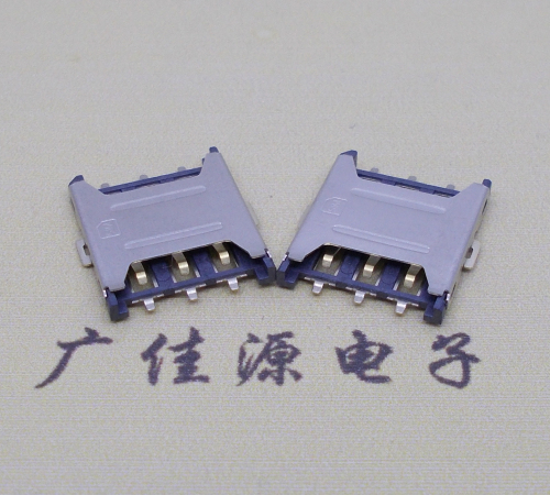 NANO SIM卡卡座1.35H6P微型卡插拔手機(jī)卡槽材質(zhì)