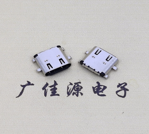 type c16p沉板接口.雙排插板帶彈母座.黑膠端子30U鍍金