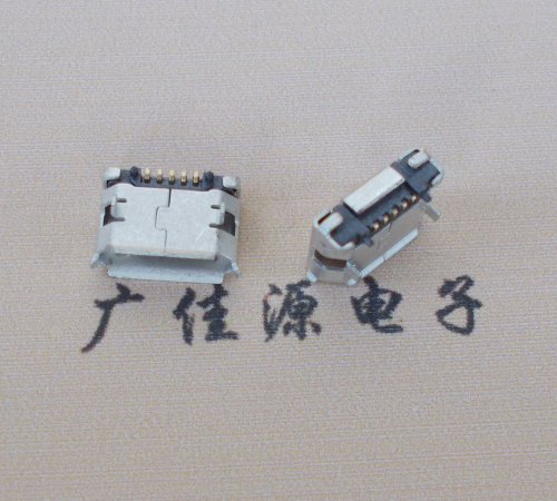 Micro USB插板接口定位柱5.9mm間距