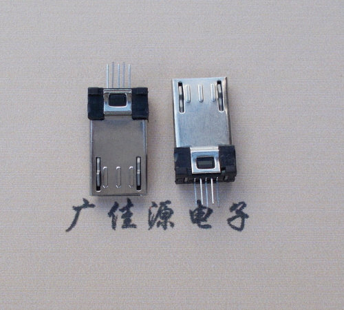 Micro USB插頭加長款夾板0.8mm