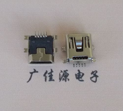 Mini USB接口全貼片母座