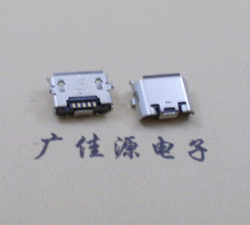 Micro USB反向插板母座翻邊