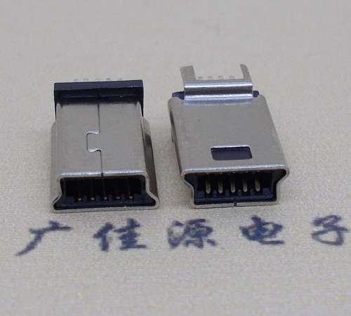 MINI USB 飛利浦10P帶尖角短體插頭