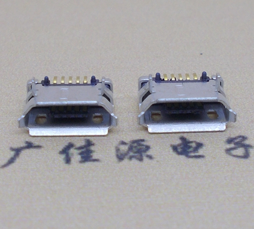 MICRO USB 母座兩腳5.9MM間距插板