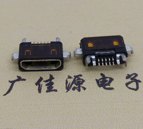 Micro USB防水沉板母座