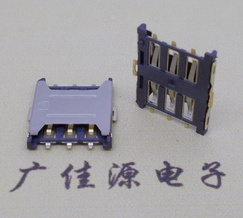 NANO SIM卡卡座1.35H6P微型卡